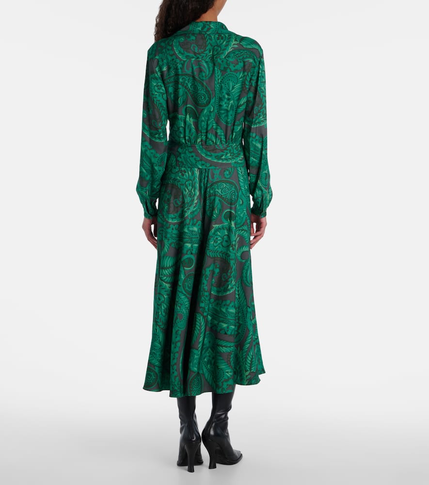 Belted midi dress