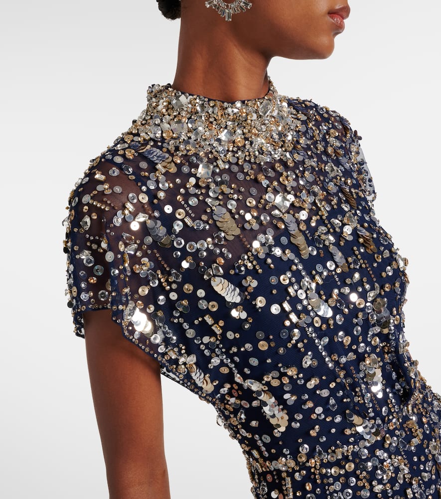 Sylvie embellished gown