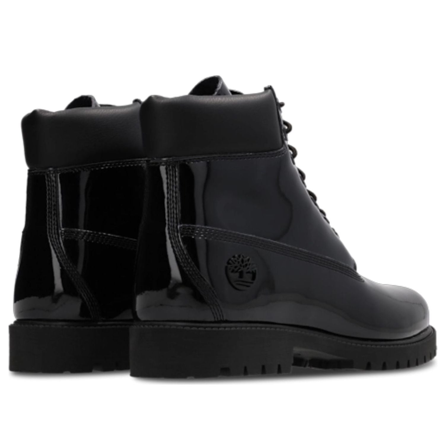 6 Inch Premium Waterproof Patent Boots 'Black'