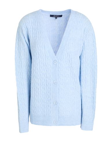 Woman Cardigan Light blue Size 14 Polyester, Acrylic, Wool, Elastane