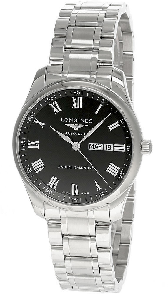 LONGINES Master Collection AUTO 42MM SS Annual Calendar Men's Watch L2.920.4.51.6 / L29204516