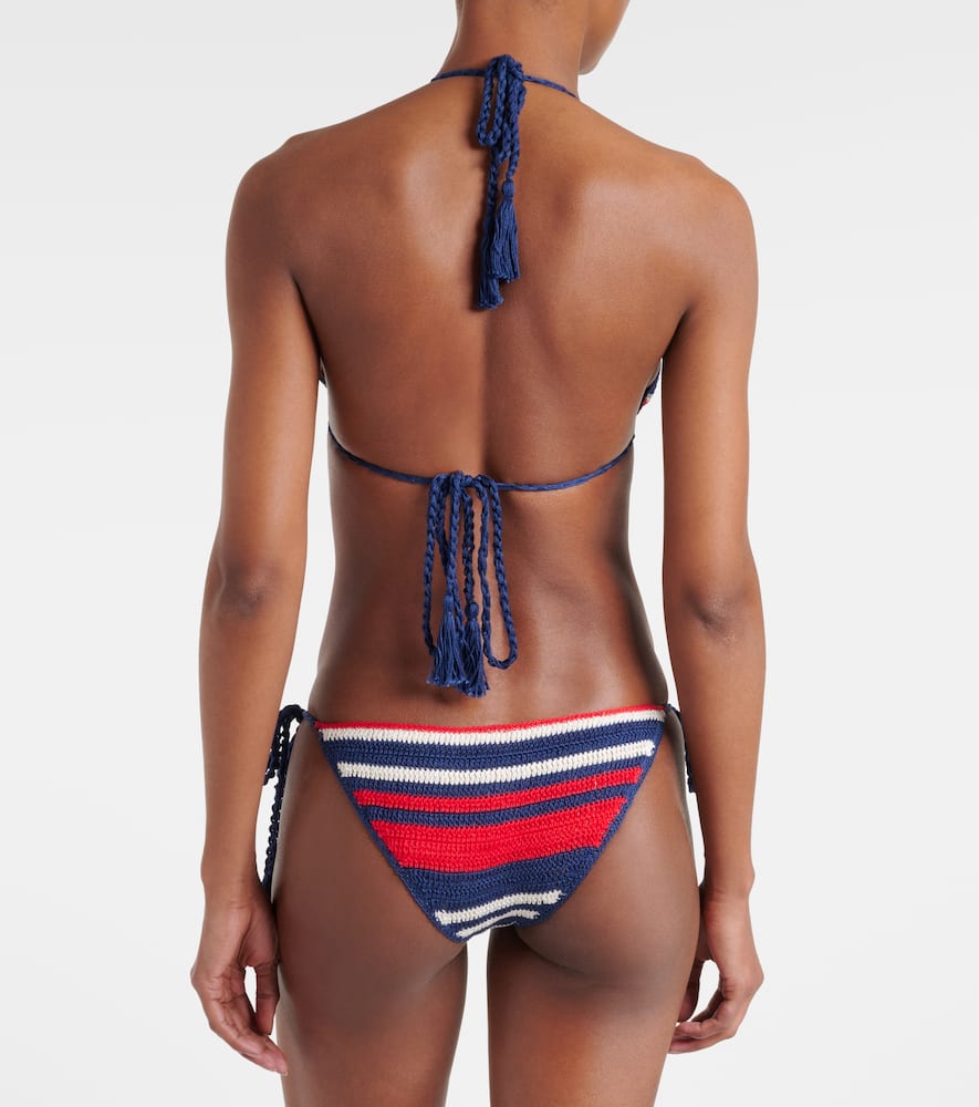 Gabrielle crochet cotton bikini bottoms