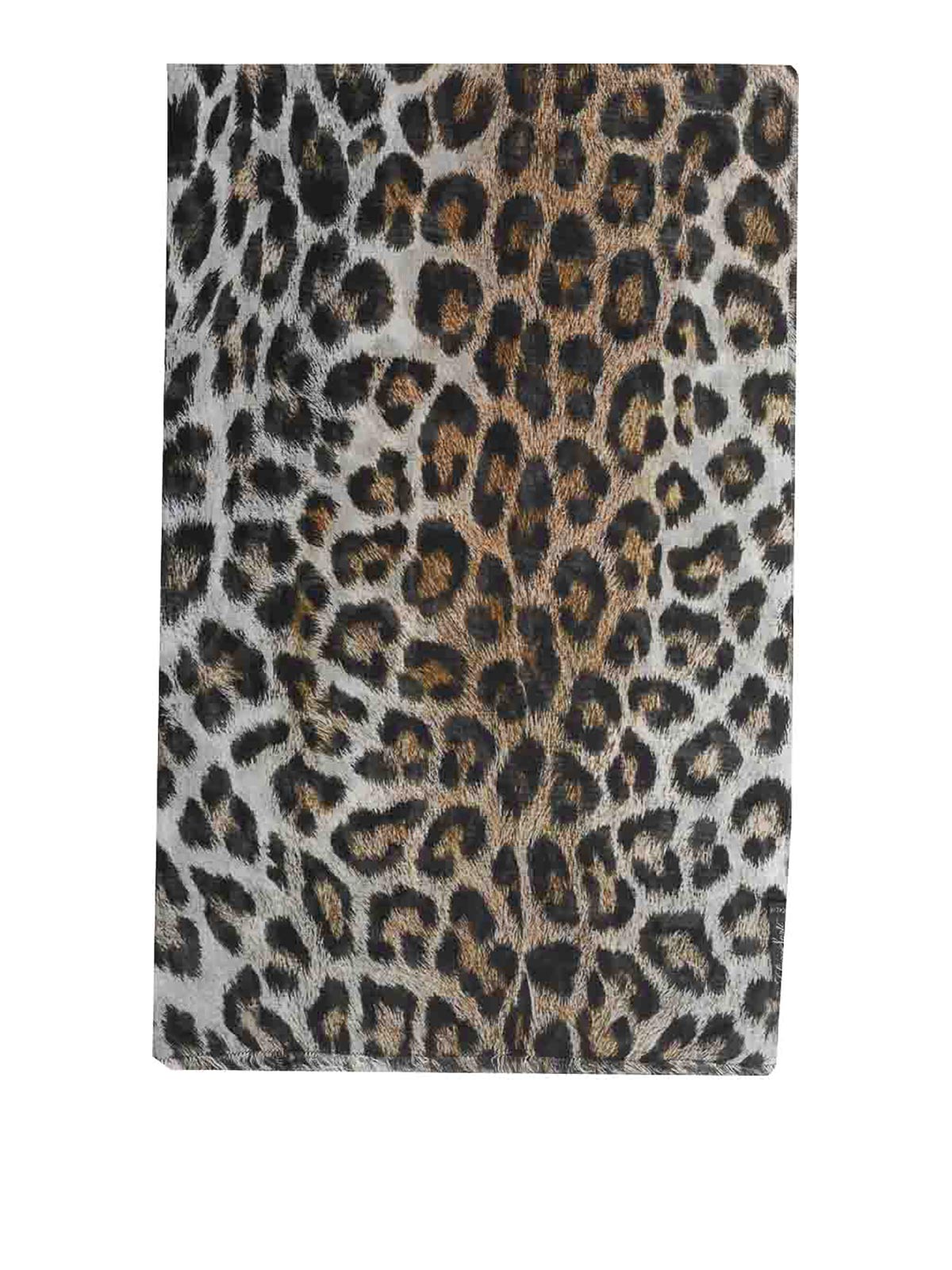 Faliero Sarti - maculata animal print lightweight silk stole