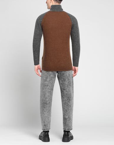 Sun House Man Turtleneck Khaki Size L Alpaca wool, Polyamide, Wool