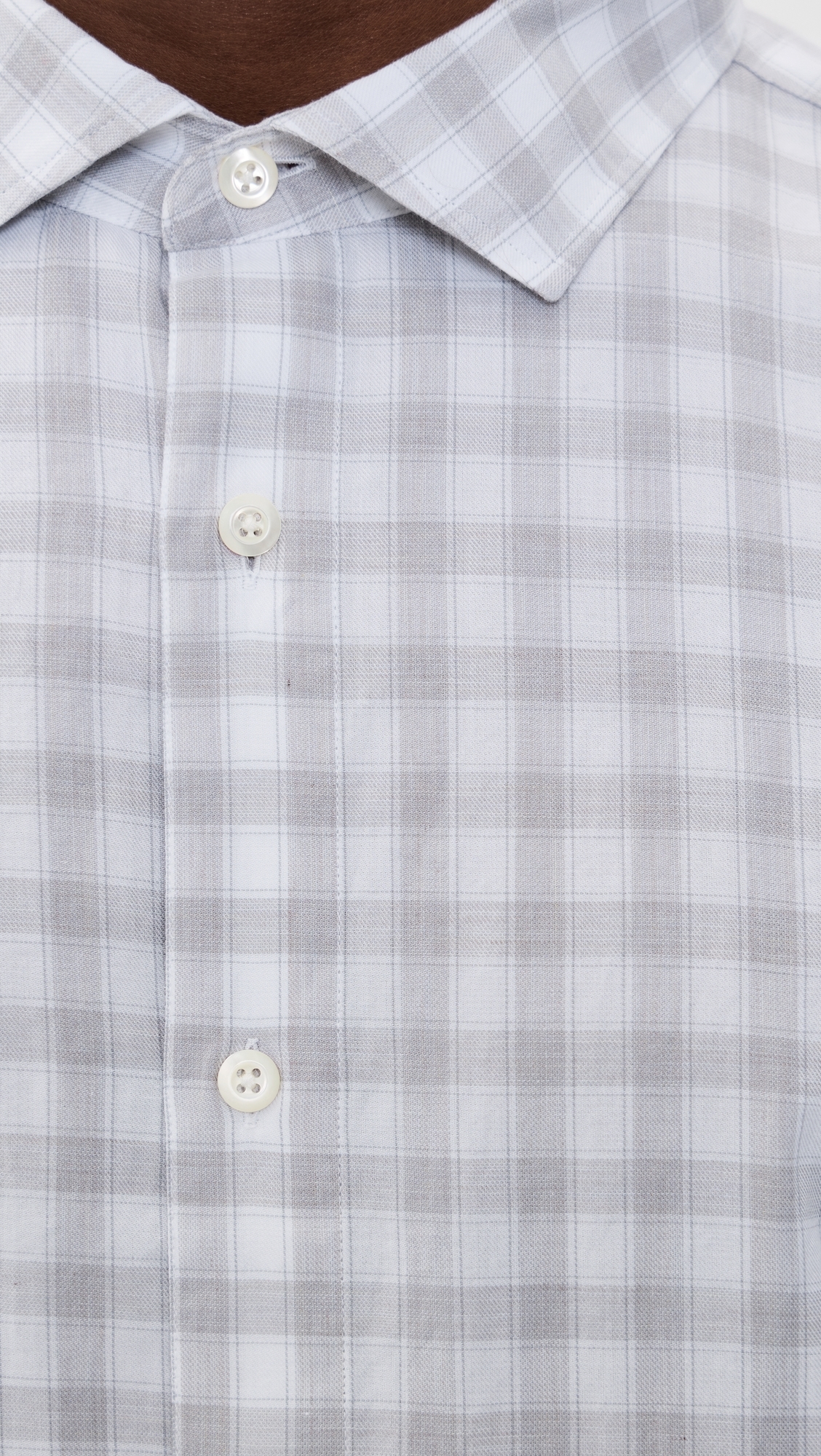 Check Hutcheson Sport Shirt Grey/White