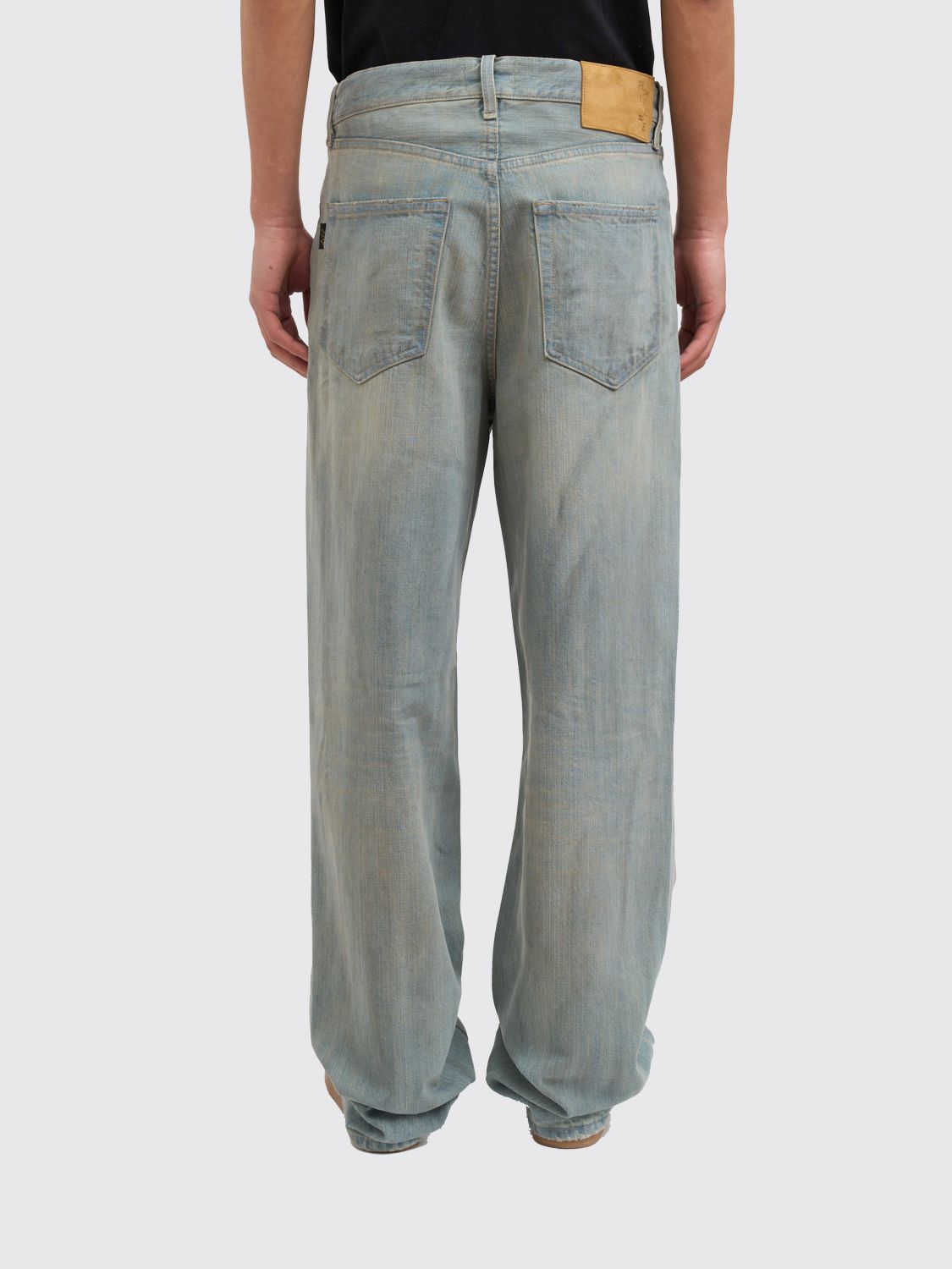 Jeans Men color Gnawed Blue