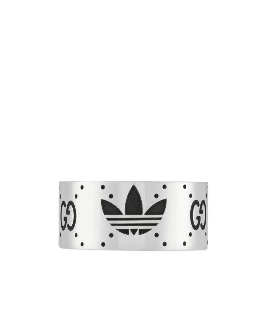 Adidas x engraved wide ring