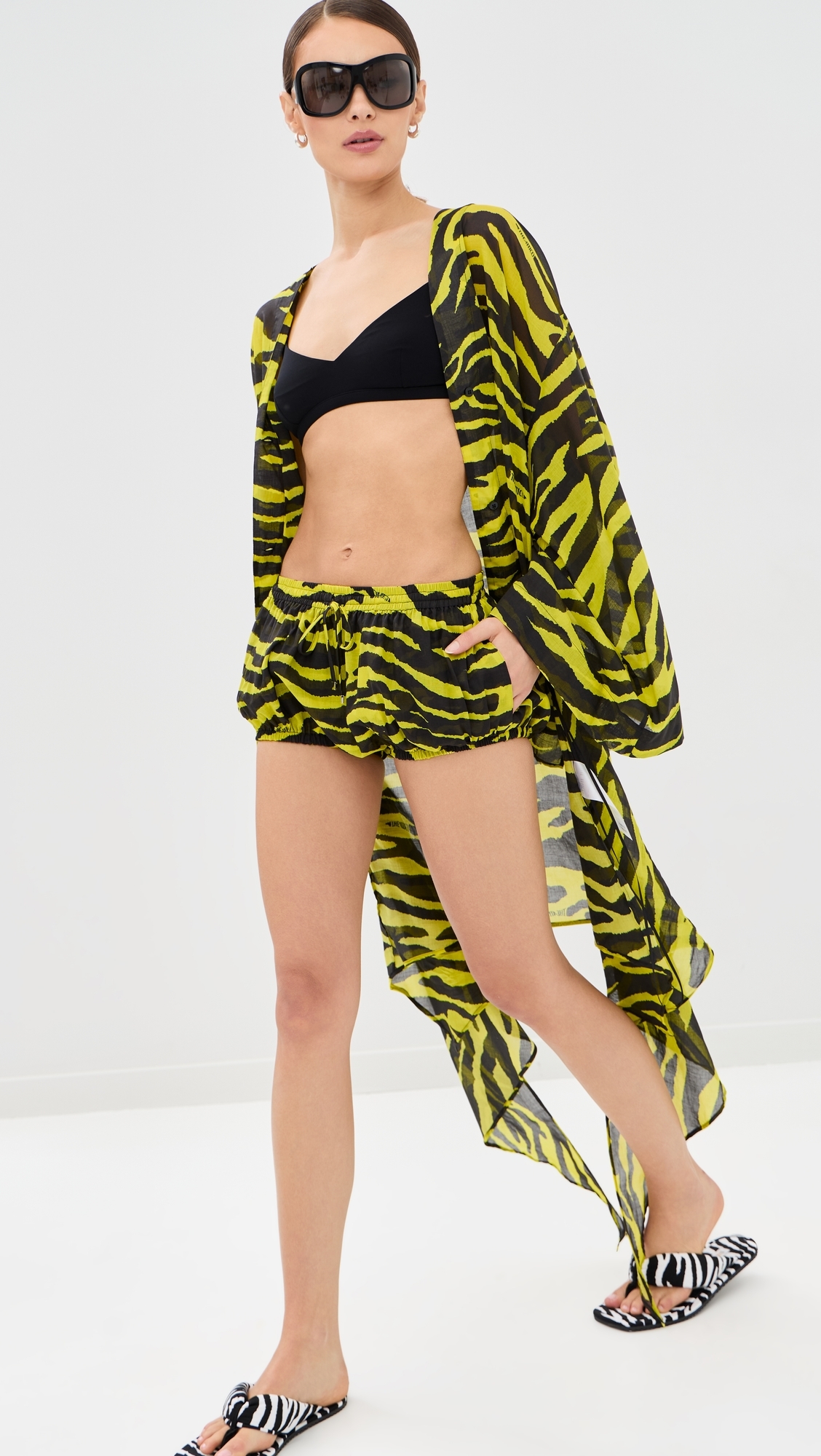 Black and Yellow Shorts Yellow/Black