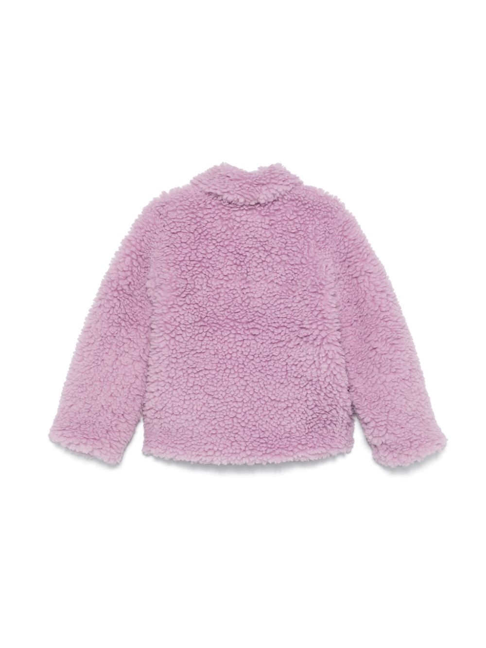 Faux-shearling coat - Purple