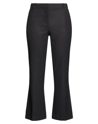Woman Pants Charcoal Size 6 Virgin Wool, Elastane