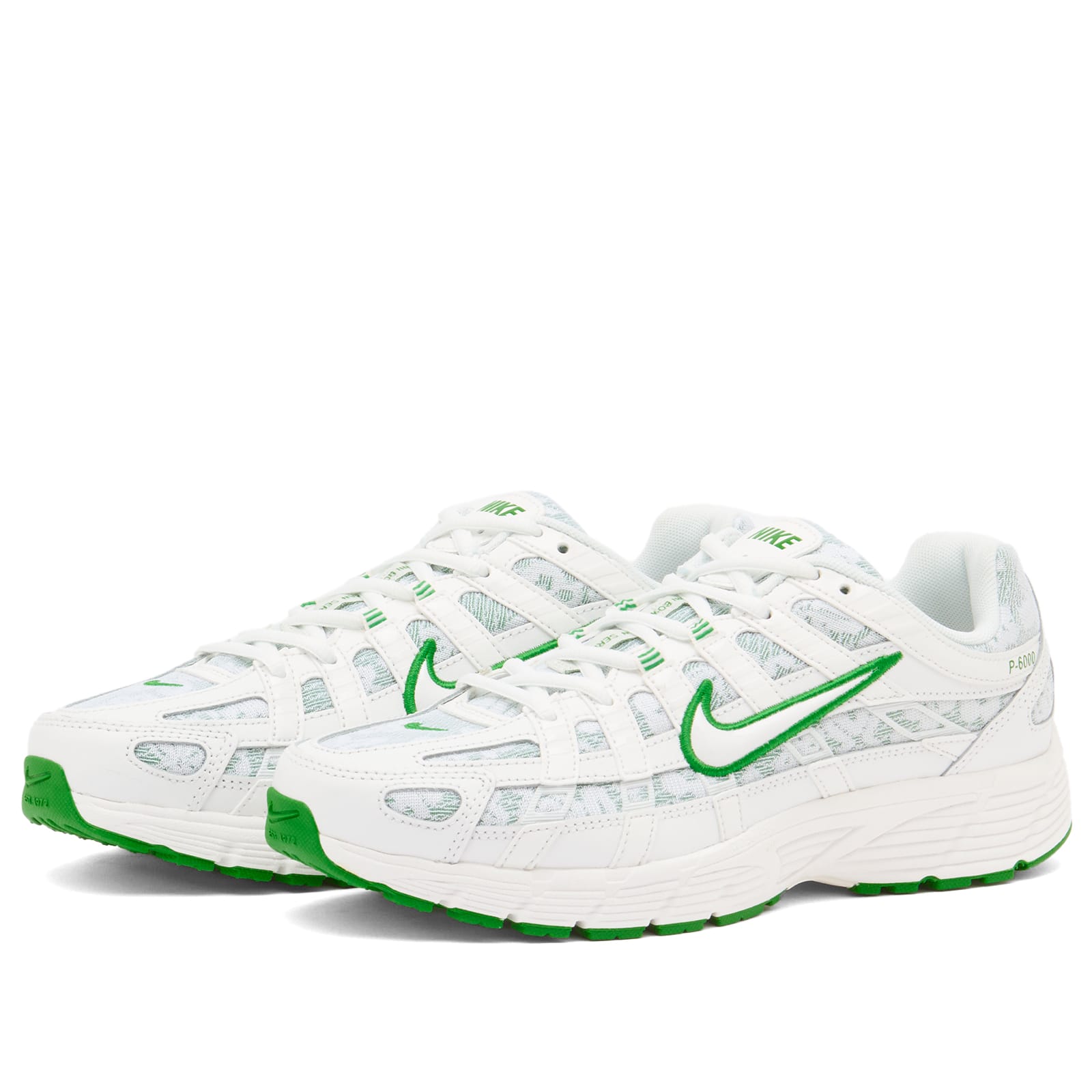 Women's P-6000 Prm W Sneaker White/Green