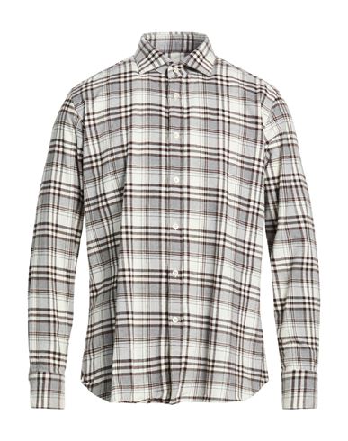 Man Shirt Dark brown Size 17 ½ Cotton