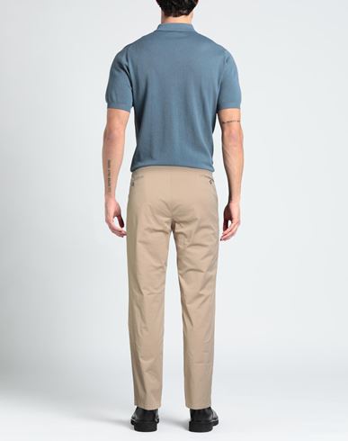 Man Pants Beige Size 38S Cotton, Elastane
