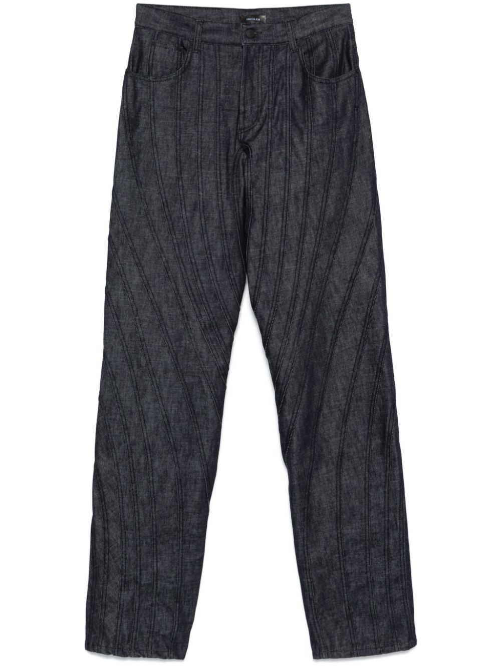 Seam-detail jeans - Blue