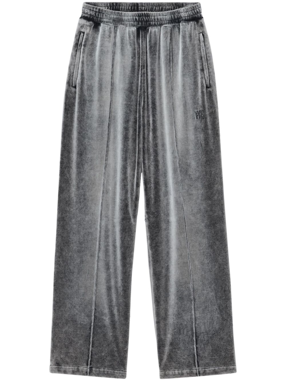Embossed-logo track pants - Grey