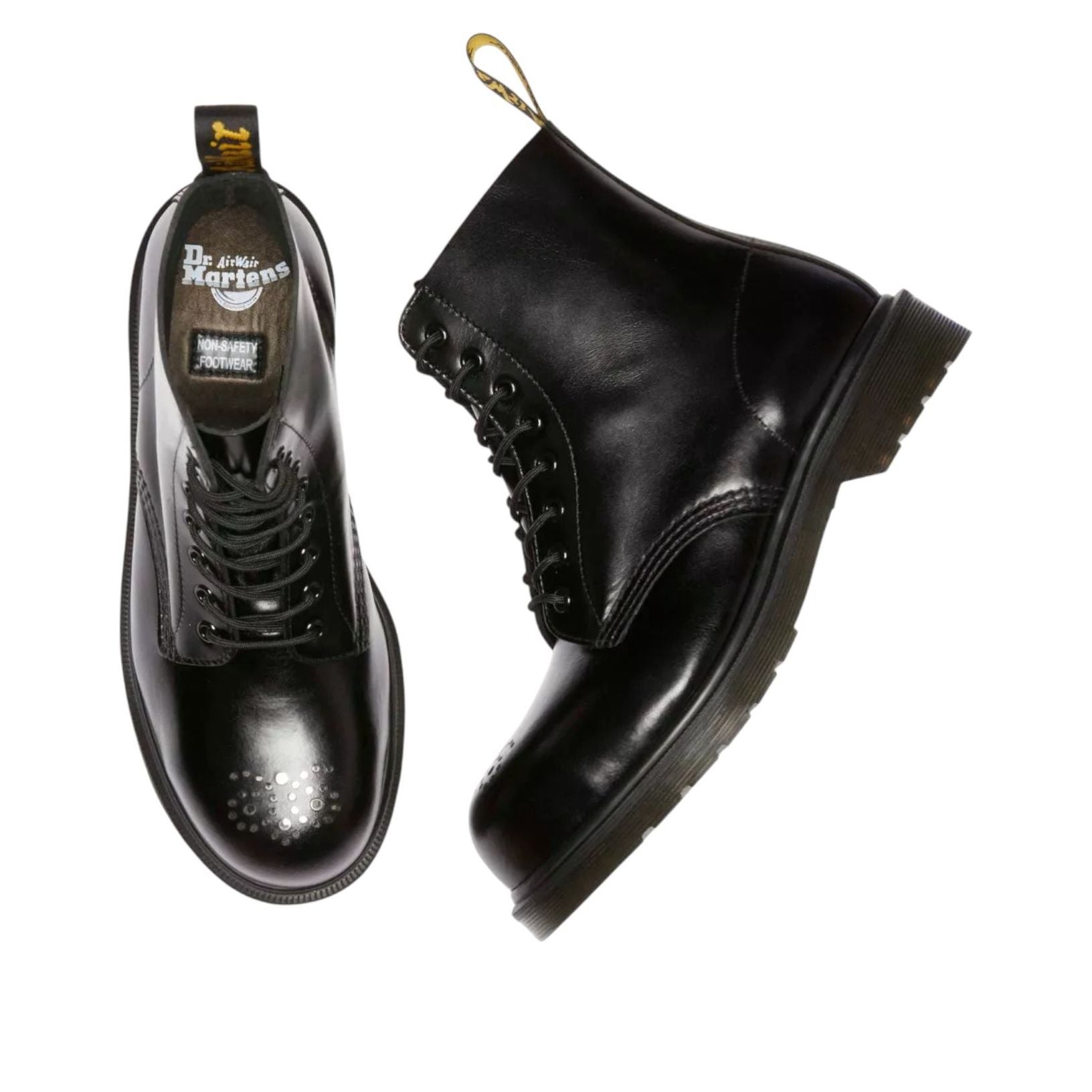 1460 Analine Leather Steel Toe Boots 'Black'