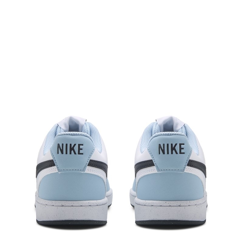 Men's Court Vision Low Sneakers (Off White/Blue/Grey)