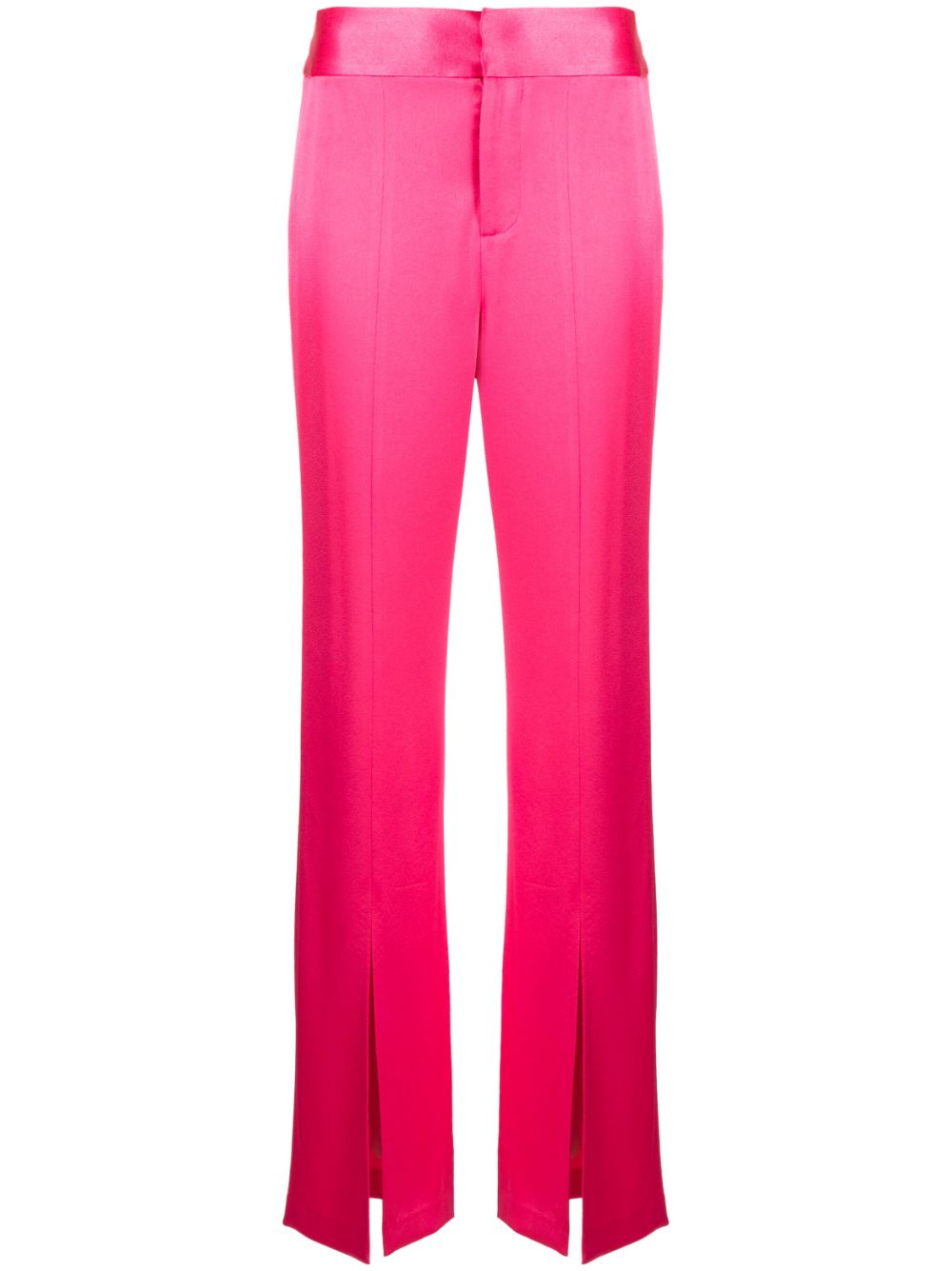 Jody high-waist split trousers - Pink