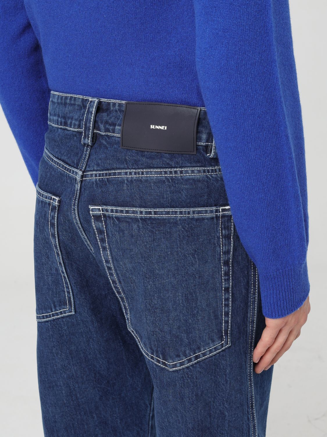 Jeans Men color Denim