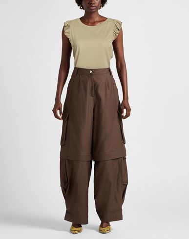 Woman Top Sage green Size M Cotton