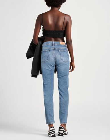 Woman Jeans Blue Size 25 Cotton, Modal, Elastomultiester, Elastane