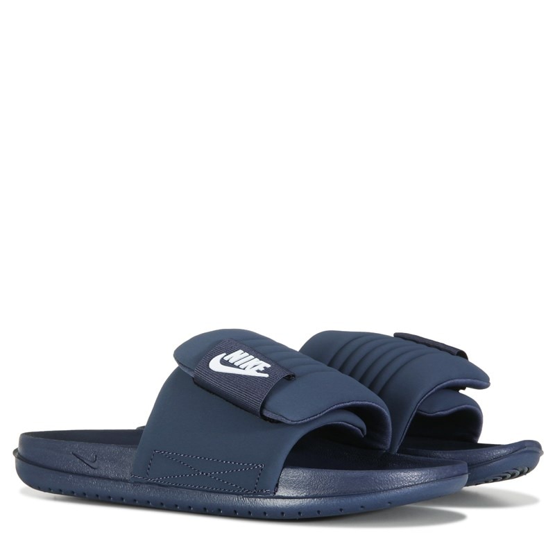 Men's Offcourt Adjust Slide Sandals (Navy/White)