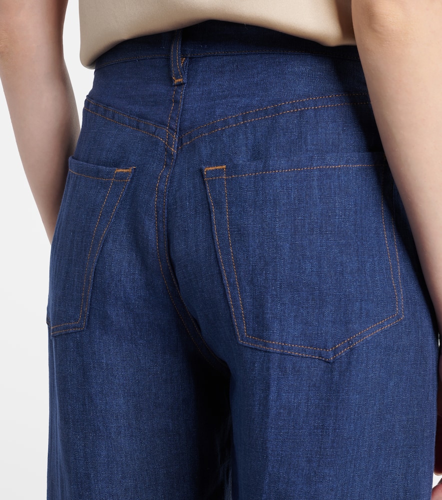 X Argent Ayla mid-rise wide-leg jeans