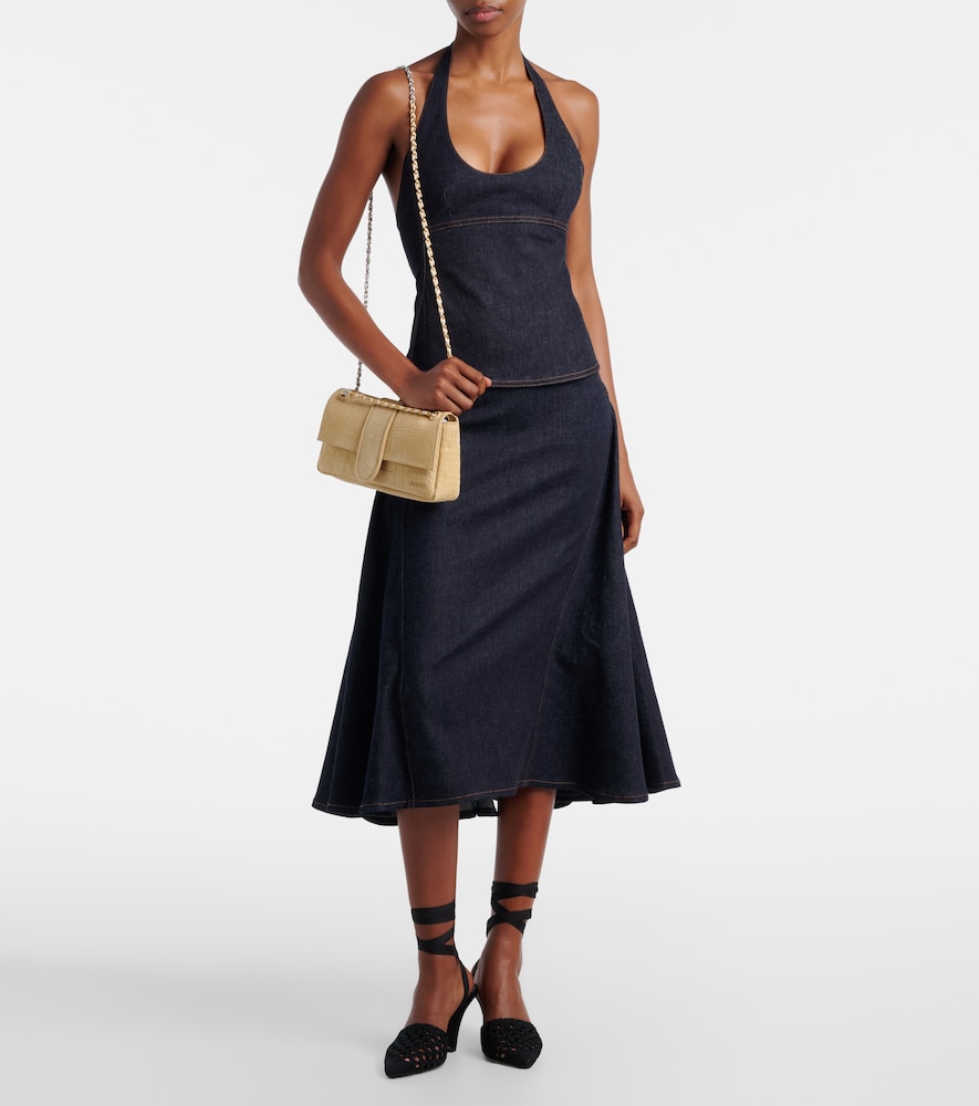 Lavoir de-Nîmes denim halterneck top