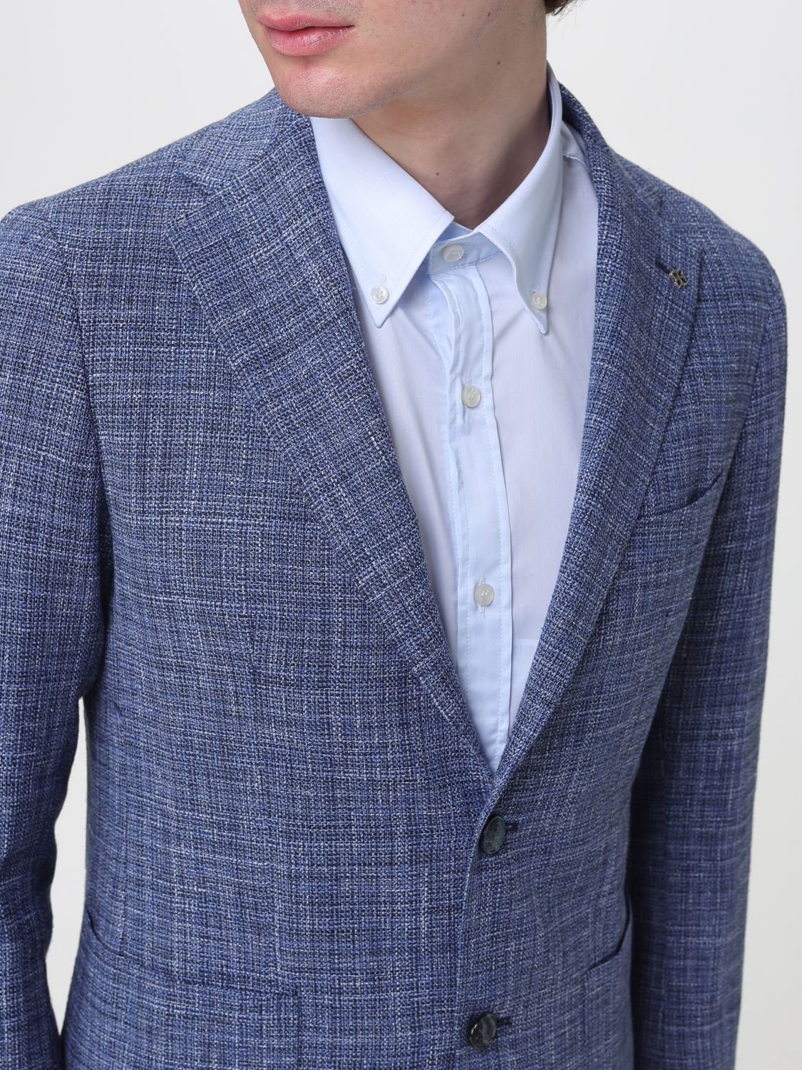 Montecarlo single-breasted blazer - Blue