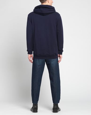 Bikkembergs Man Sweatshirt Navy Size 44 Cotton