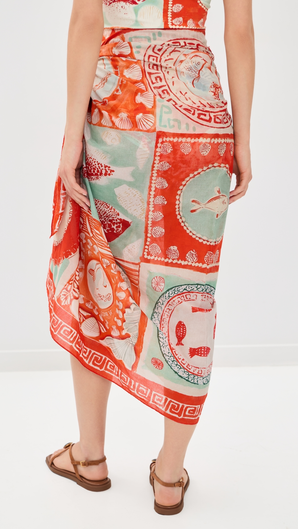 Sarong Cover Up Lost At Sea One Size