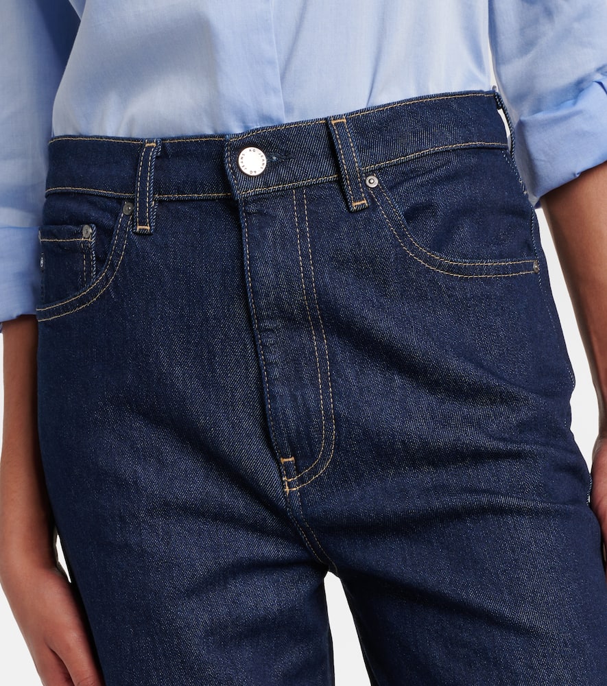 Kora high-rise wide-leg jeans