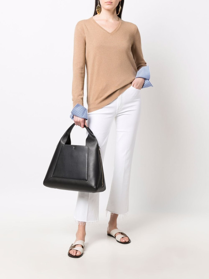 White Flared Ankle Denim Jeans