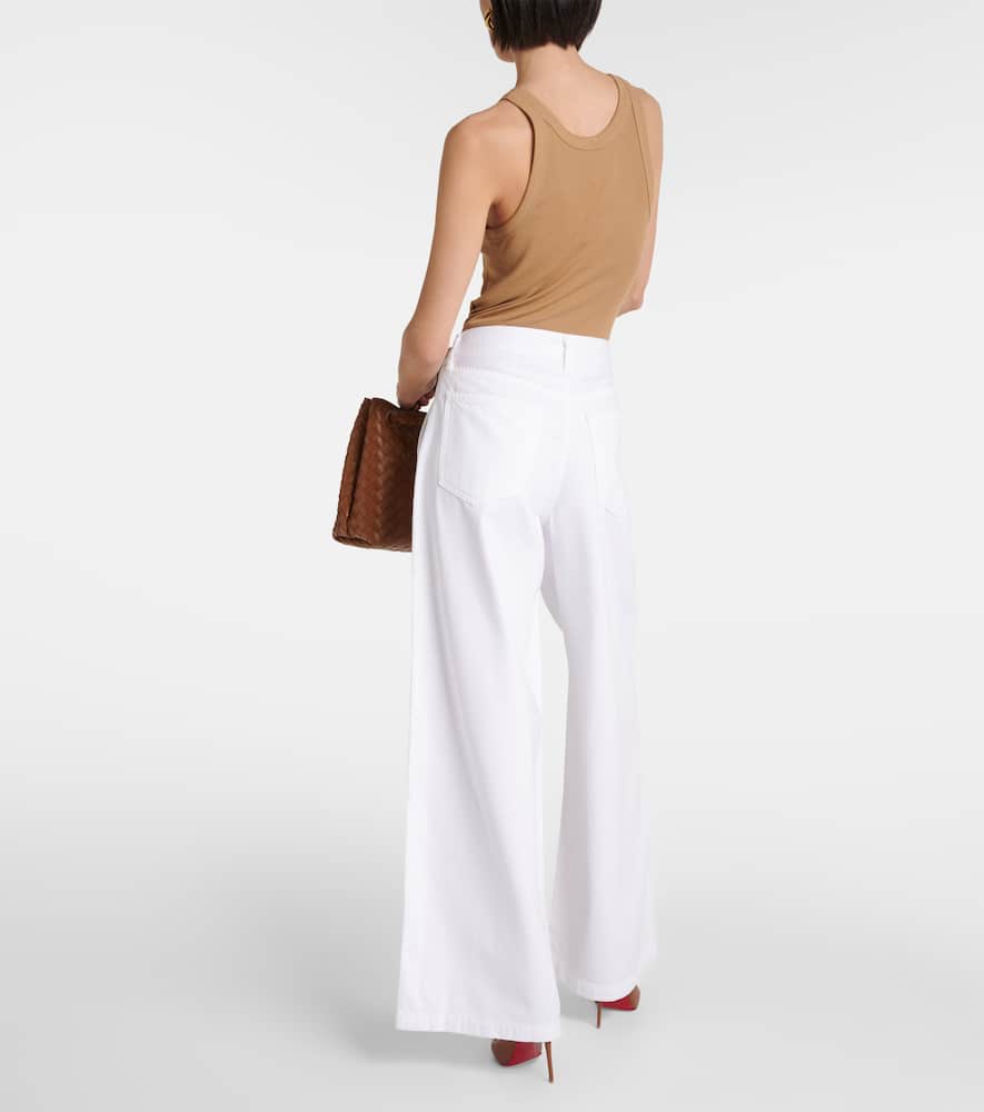 Ellis low-rise wide-leg jeans