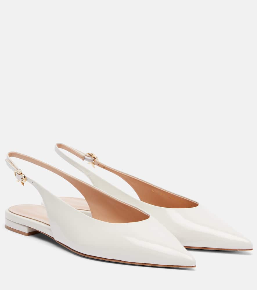 Robbie patent leather slingback flats