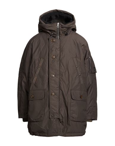 Man Puffer Military green Size L Polyamide, Cotton