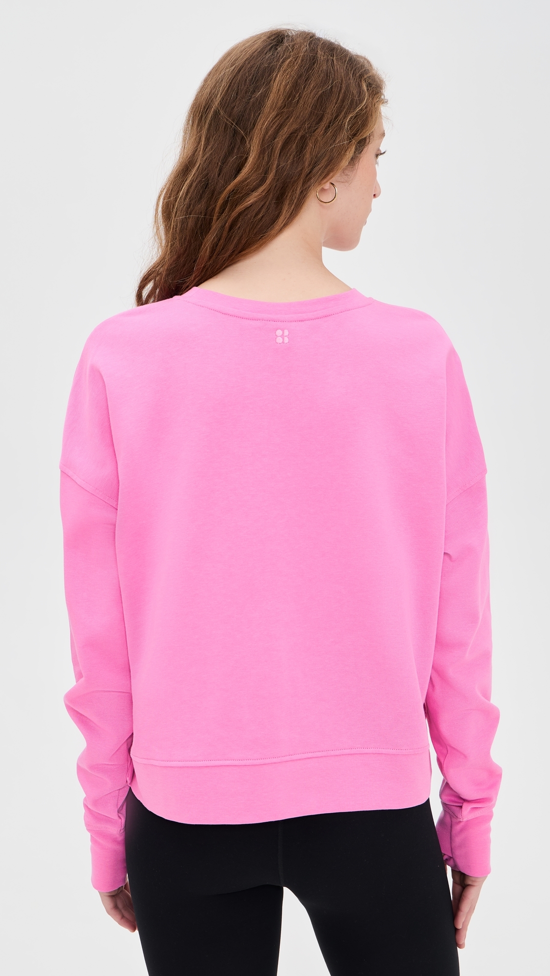 After Class Crop Sweatshirt Guava Pink