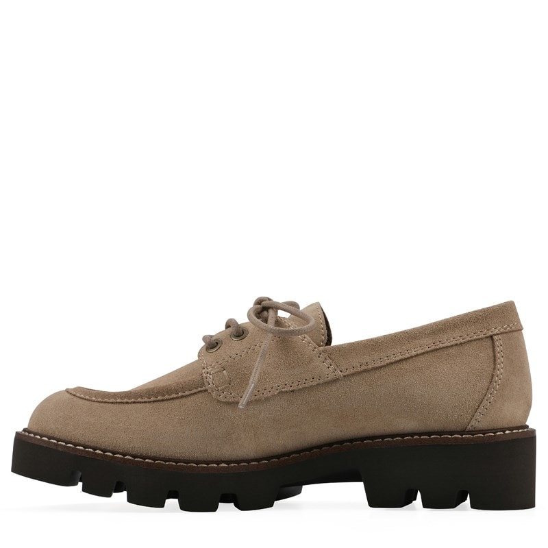 Women's Gino Wide Lug Sole Loafers (Beachwood Suede)