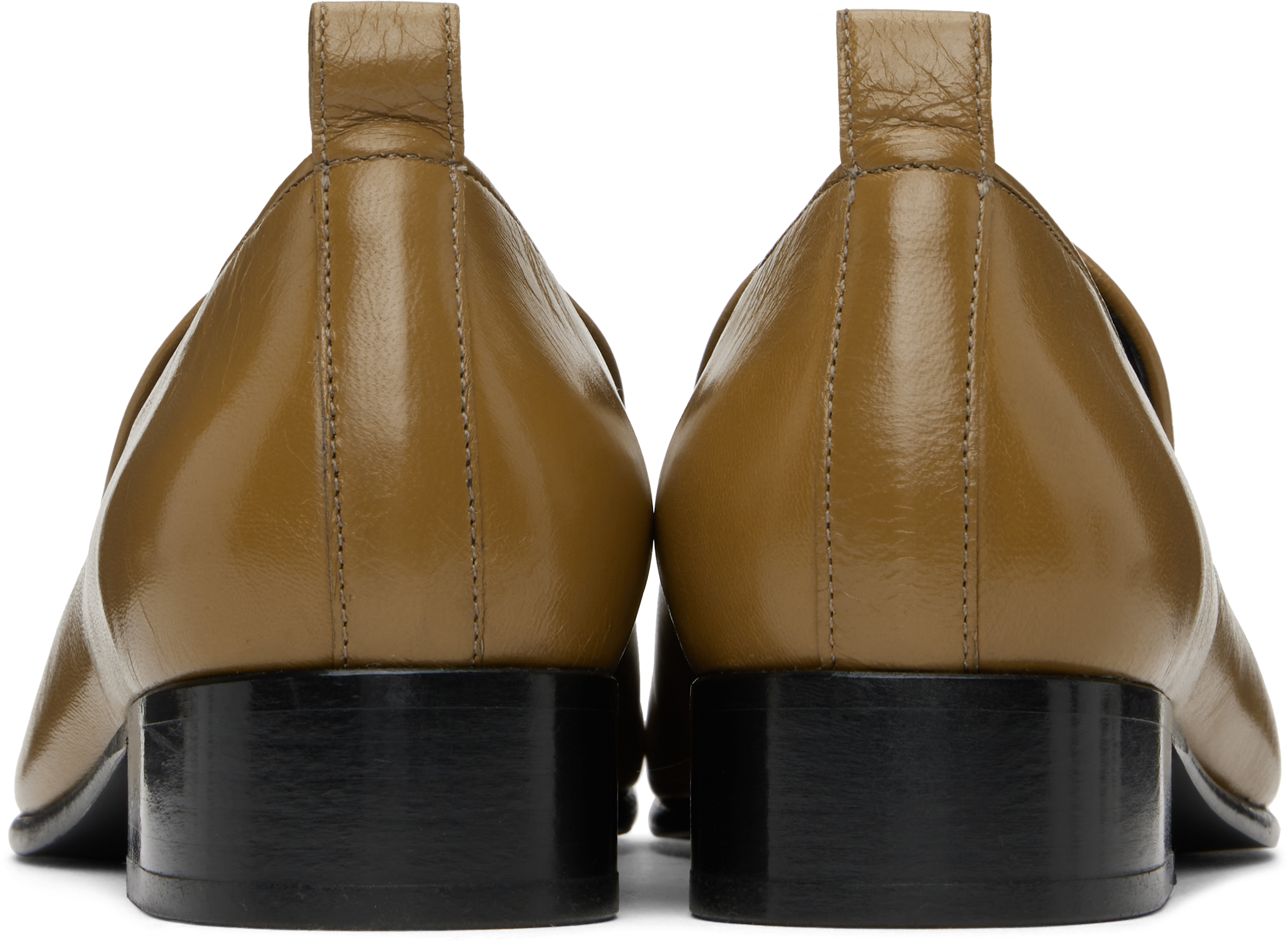 BY FAR Brown Alfred Loafers