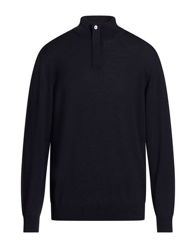 Man Sweater Navy Size L Merino Wool