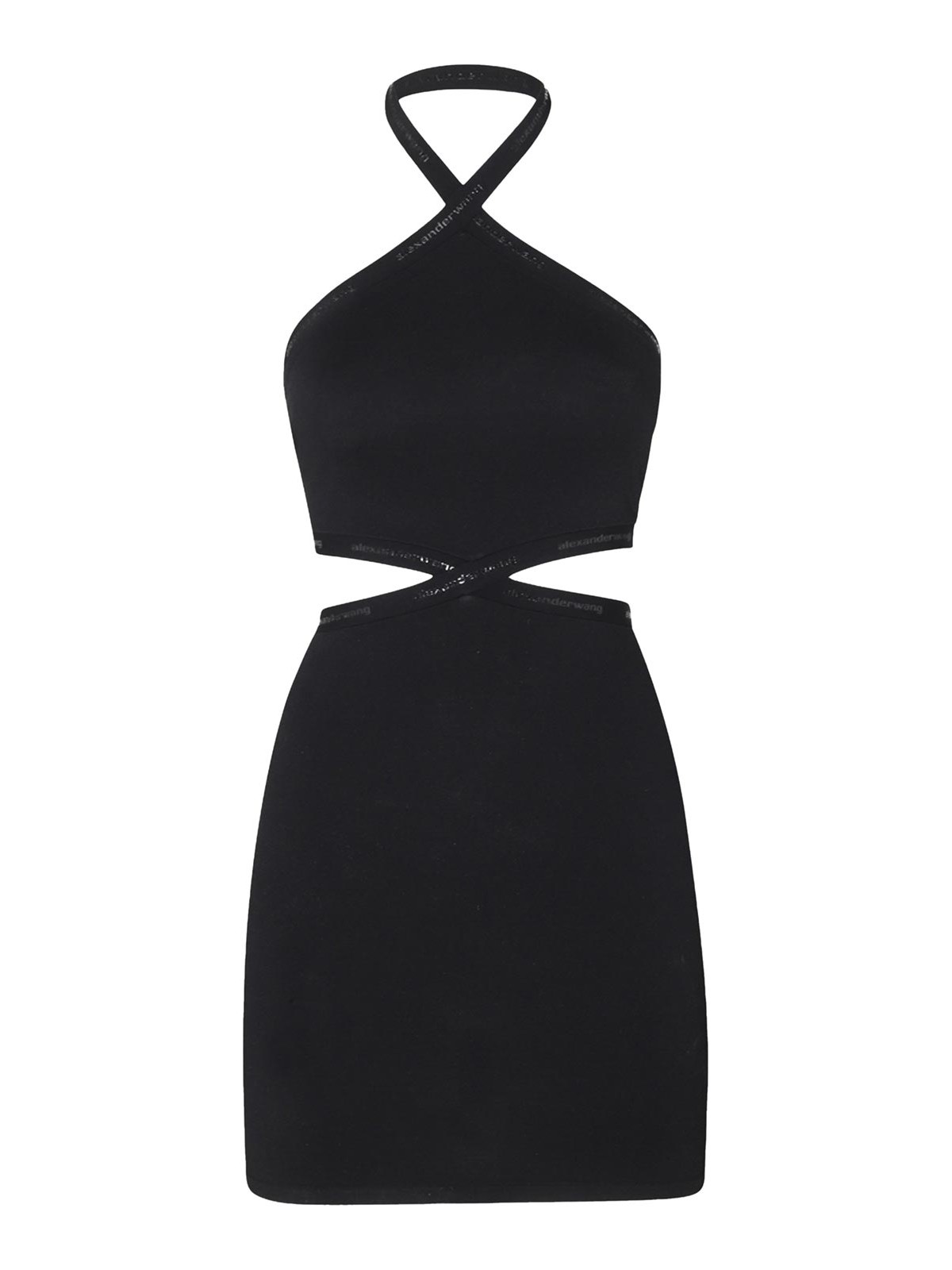 Black Stretch Cut Out Mini Dress