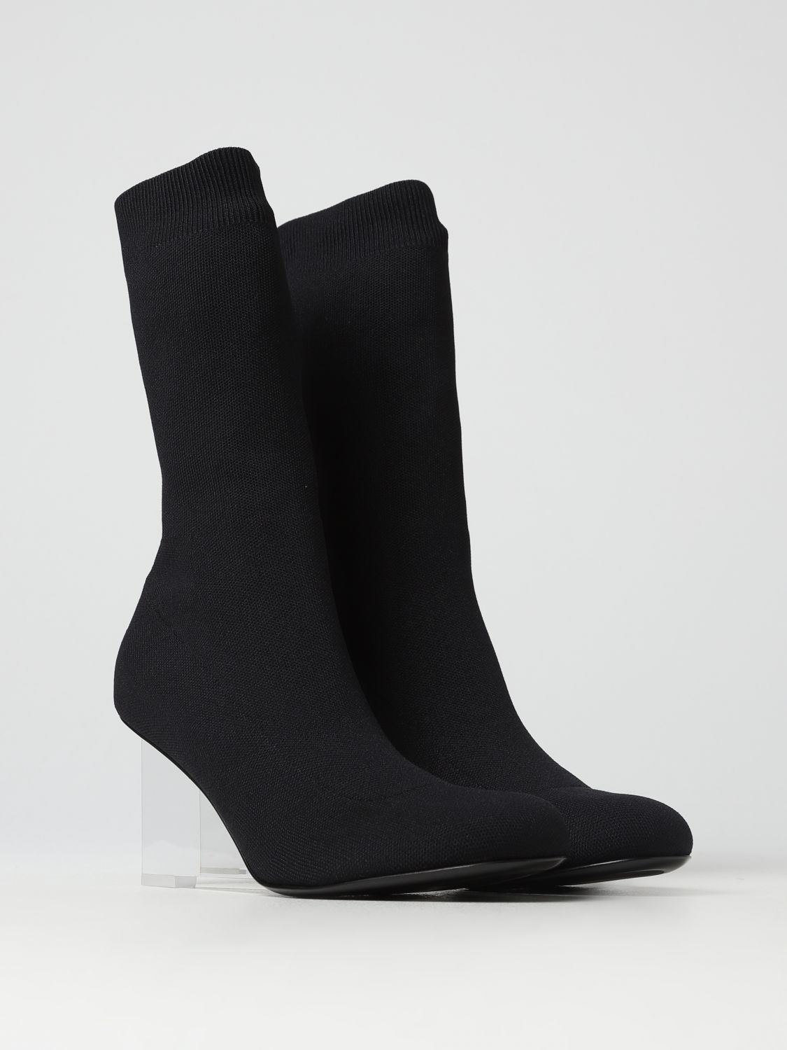 Flat Ankle Boots Woman color Black