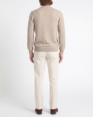 Man Sweater Beige Size 40 Cashmere