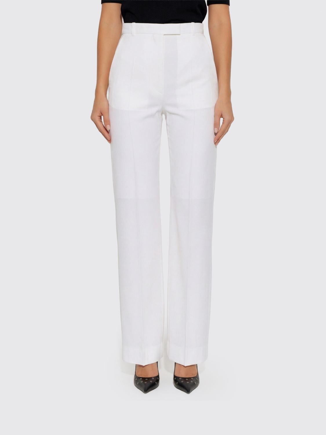 Pants Woman color White