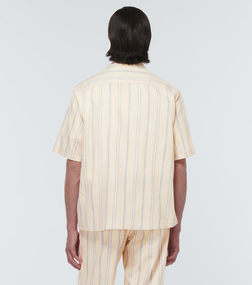 Floral jacquard shirt