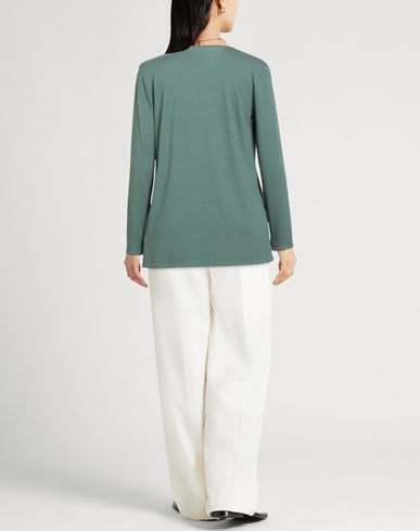 Woman Cardigan Green Size 1 Viscose, Elastane