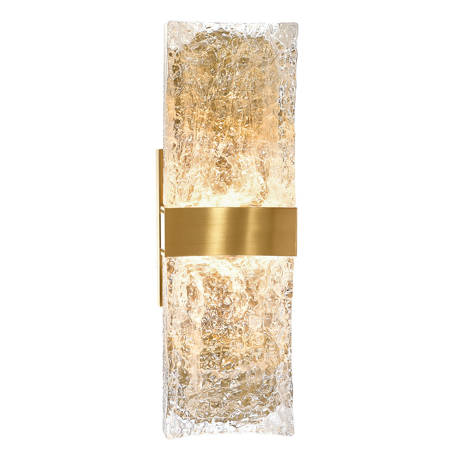 Brass LED Wall Sconce from the Lava Collection