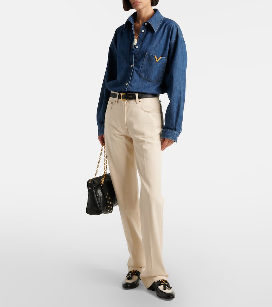 VGold chambray shirt