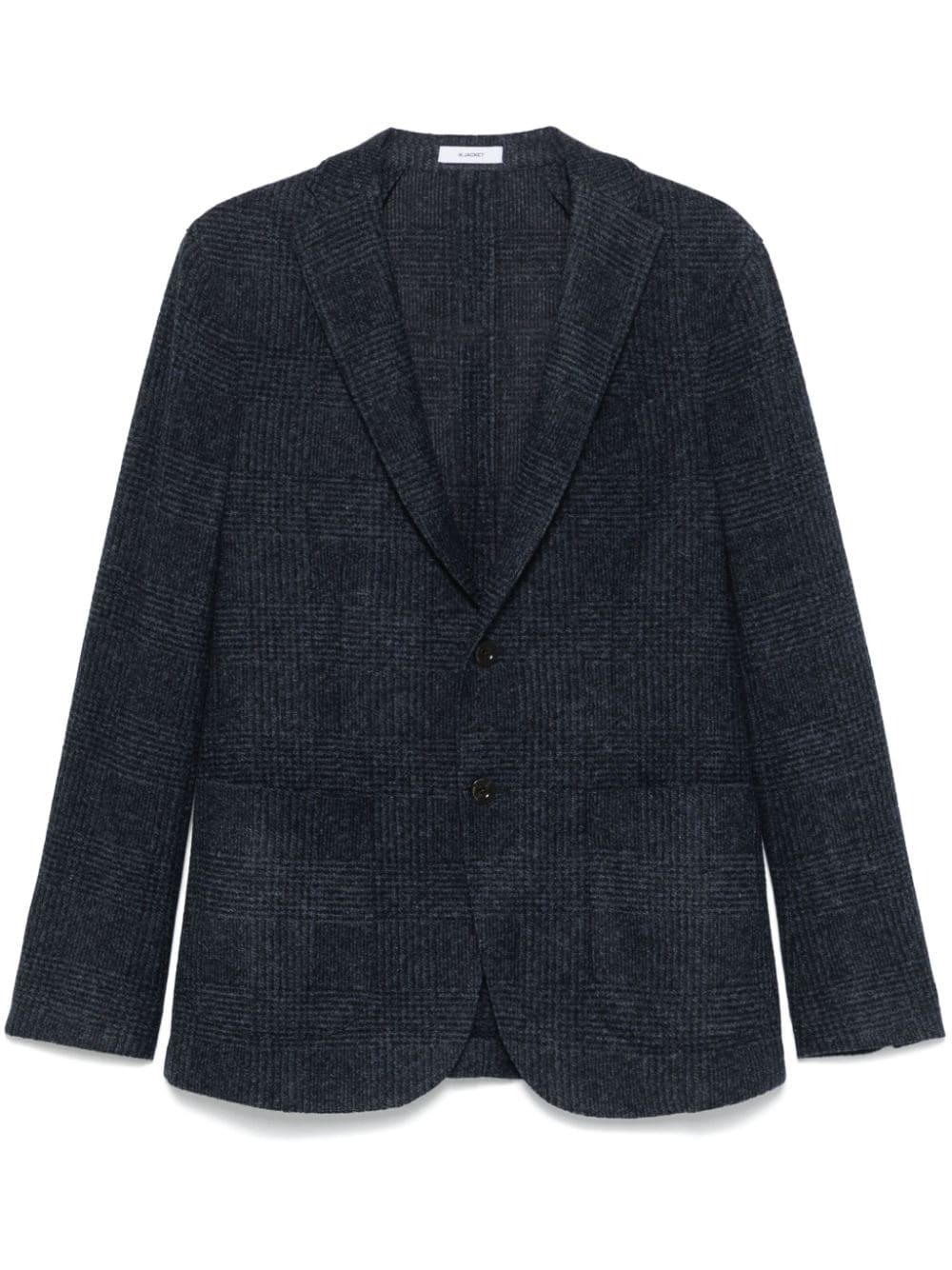 Checked blazer - Blue