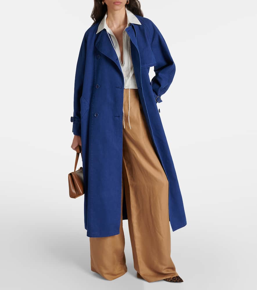 Calao cotton canvas trench coat